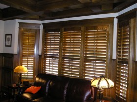 Oak Plantation Shutters